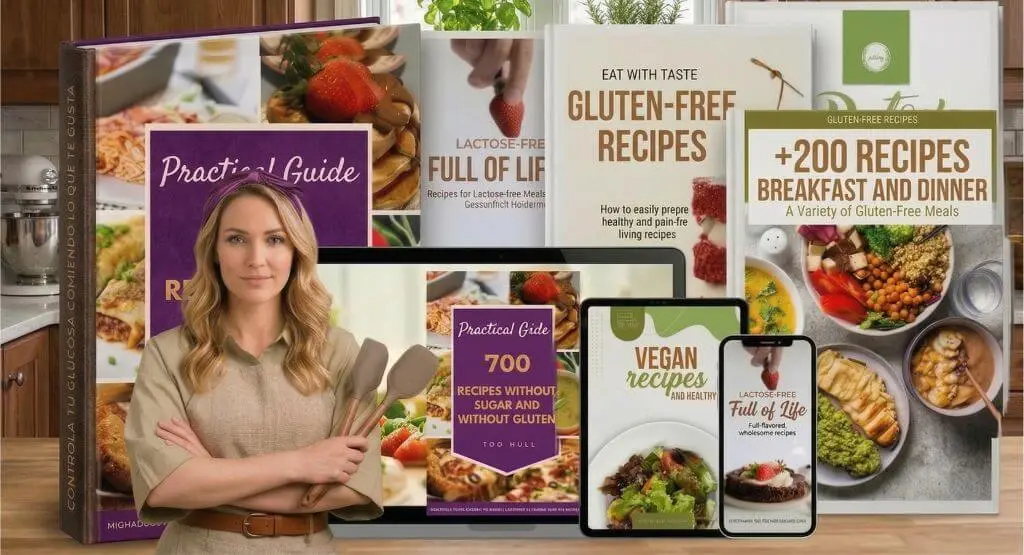 700 Recipes Sugar Free and Gluten Free — Complete Digital Cookbook